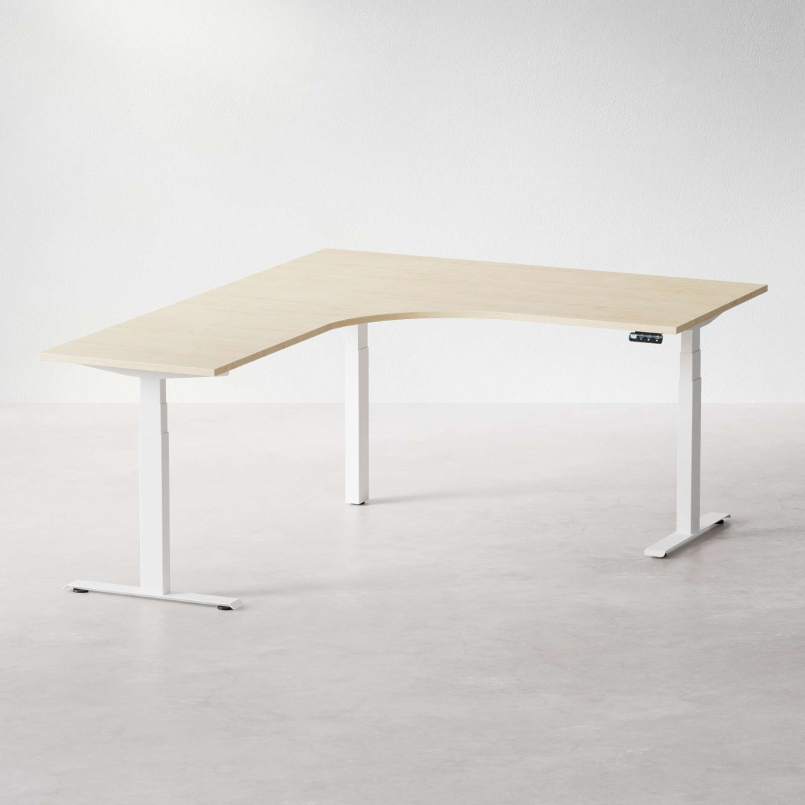 Höj- och sänkbart hörnskrivbord av högsta kvalitet | DPJ Workspace