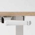 Höj och sänkbart skrivbord - Standard med vev