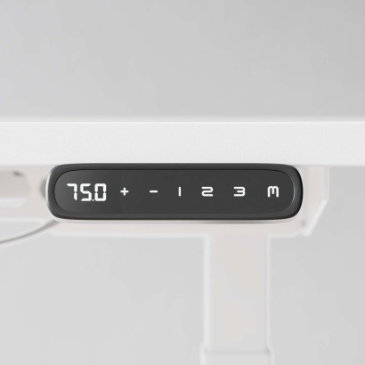 Höj och sänkbart svängt skrivbord - Premium