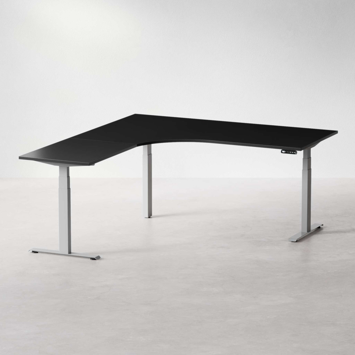 Höj- och sänkbart hörnskrivbord av högsta kvalitet | DPJ Workspace