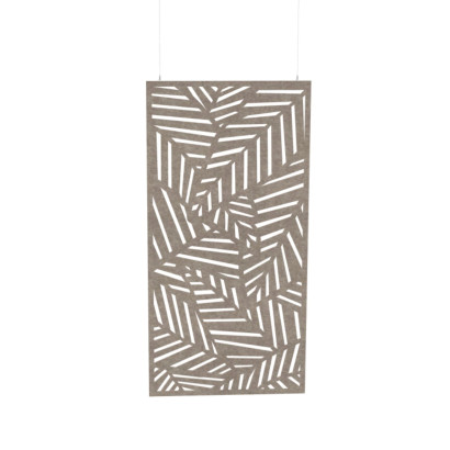 NYSKICK - Ljudabsorbent Artwork inkl. stålvajer - Mönstrad beige