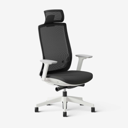 Kontorsstol Ergo 312 - Vit bas