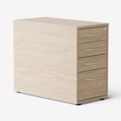 Hurts Modea - 3 lådor + 1 mapphållare, 80 cm djup