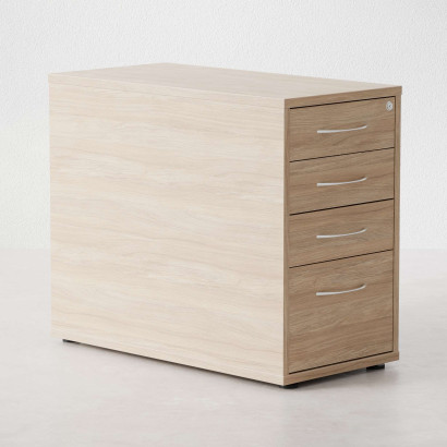 Hurts Modea - 3 lådor + 1 mapphållare, 80 cm djup