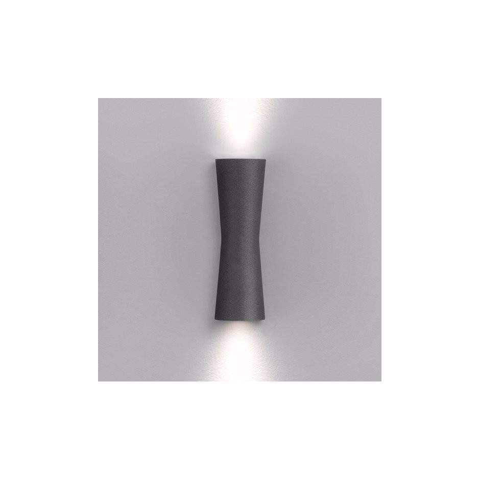 Clessidra 20° vägglampa - svart, led Clessidra 20° vägglampa - svart, led