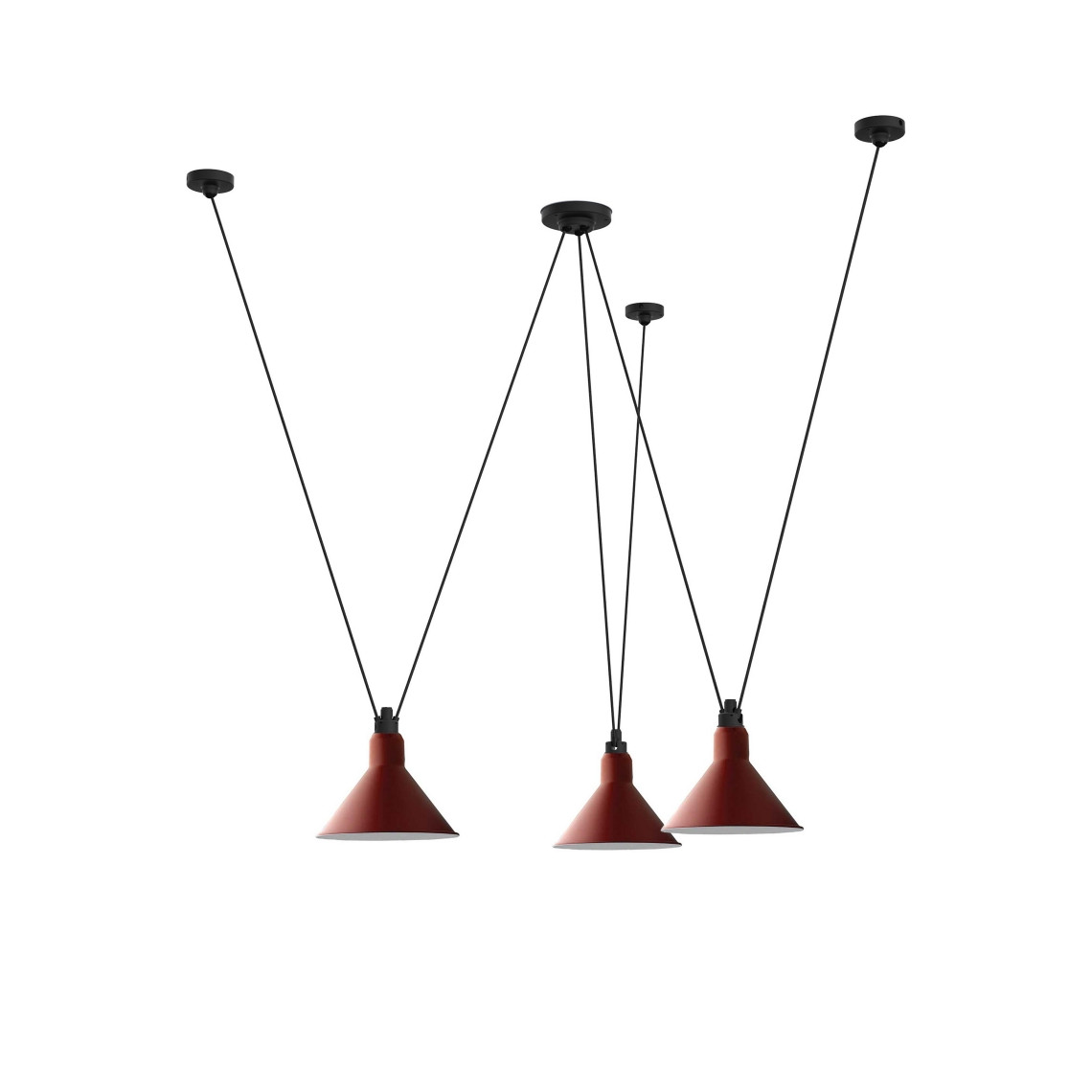 Les Acrobates de Gras No 325 - Conic XL Red Les Acrobates de Gras No 325 - Conic XL Red