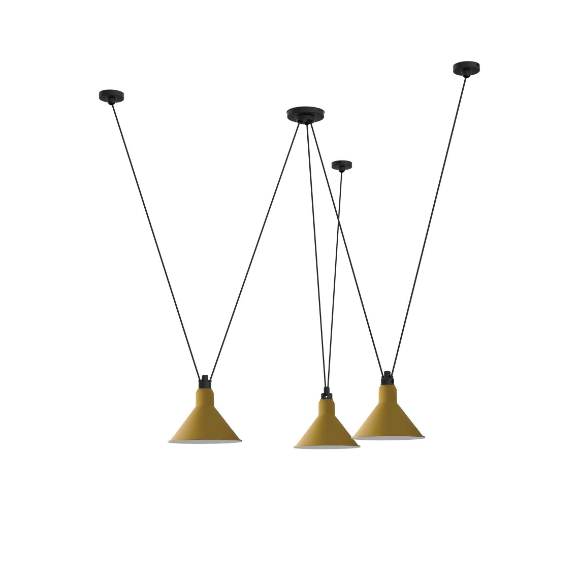 Les Acrobates de Gras No 325 - Conic XL Yellow Les Acrobates de Gras No 325 - Conic XL Yellow