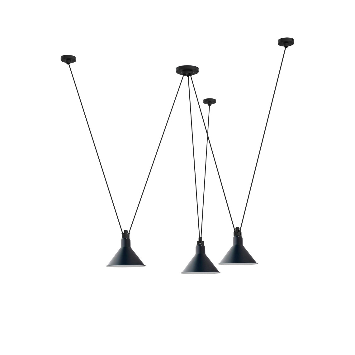 Les Acrobates de Gras No 325 - Conic L Blue Les Acrobates de Gras No 325 - Conic L Blue