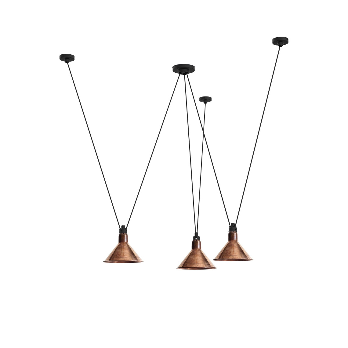 Les Acrobates de Gras No 325 - Conic L Raw Copper Les Acrobates de Gras No 325 - Conic L Raw Copper