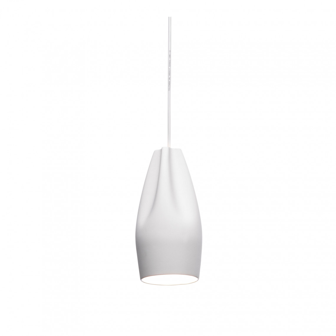 Pleat Box 13 - Pendant Lamp White/White