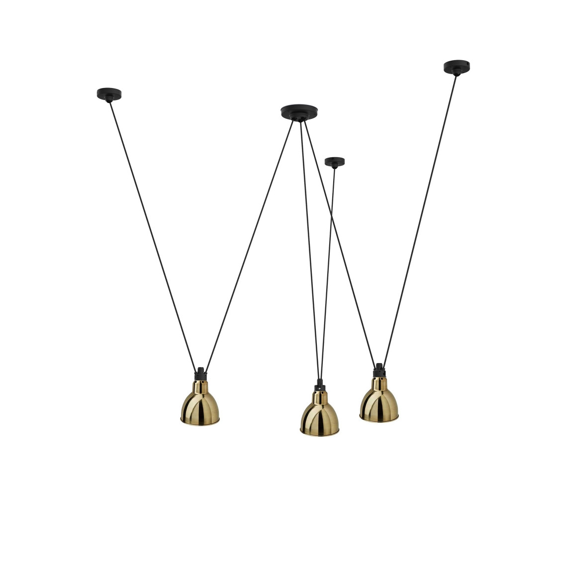Les Acrobates de Gras No 325 - Round L Brass Les Acrobates de Gras No 325 - Round L Brass
