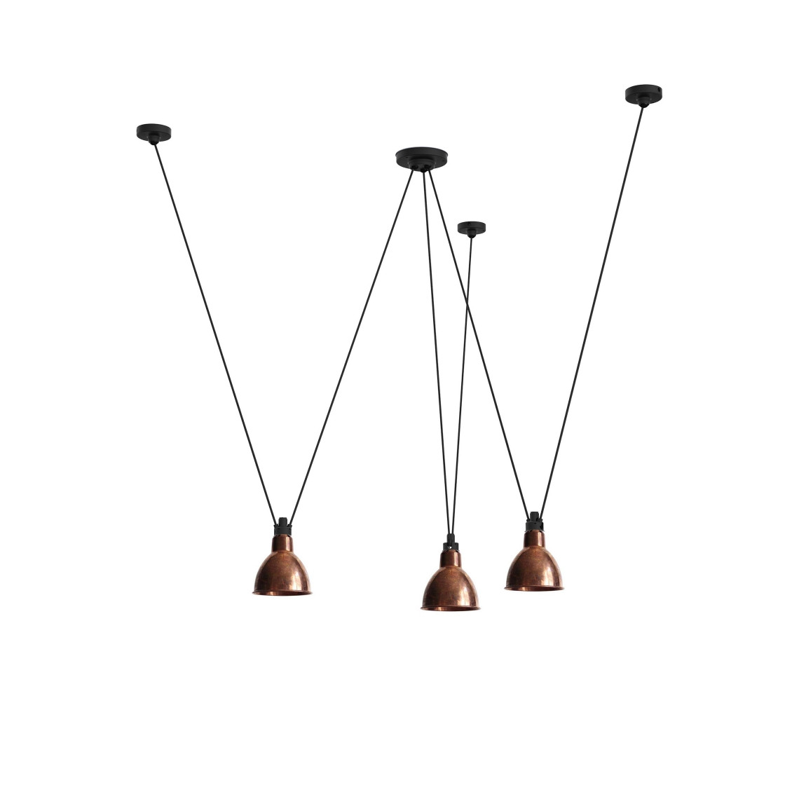 Les Acrobates de Gras No 325 - Round L Raw Copper Les Acrobates de Gras No 325 - Round L Raw Copper