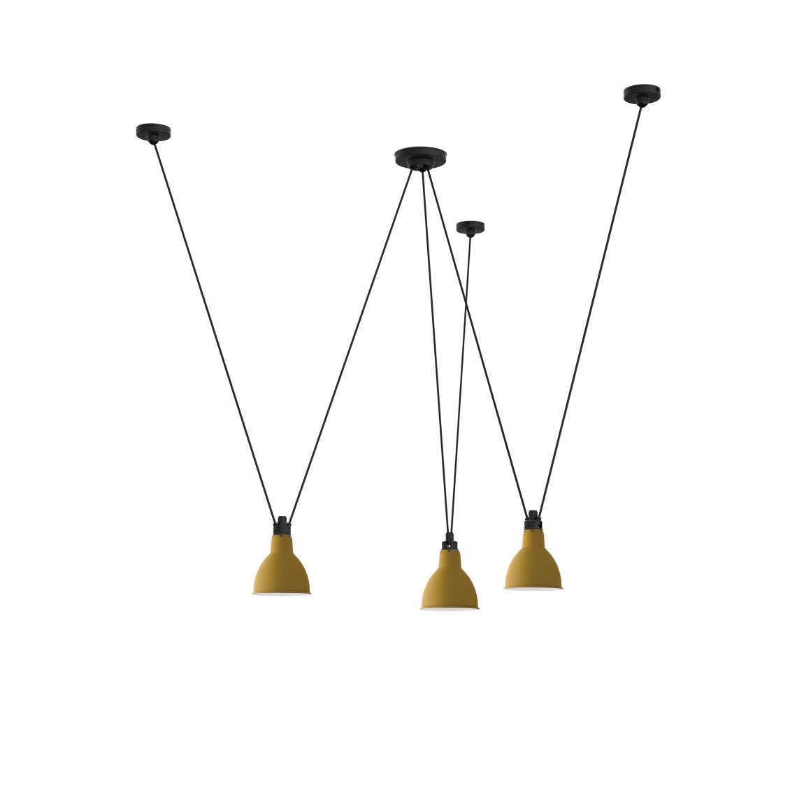 Les Acrobates de Gras No 325 - Round L Yellow Les Acrobates de Gras No 325 - Round L Yellow