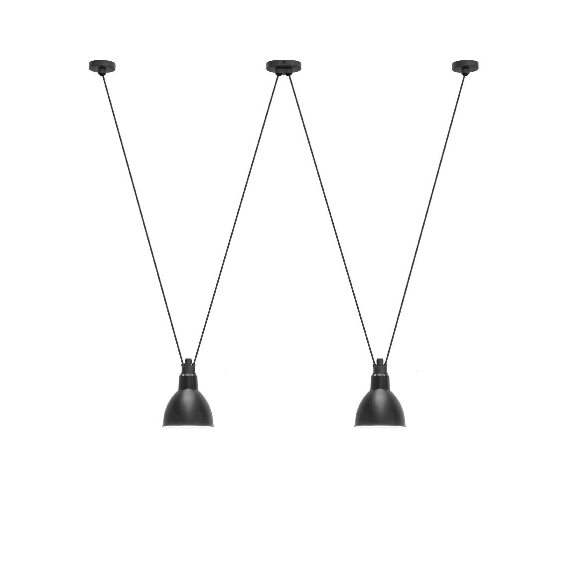Les Acrobates de Gras No 324 - Round L Black Les Acrobates de Gras No 324 - Round L Black