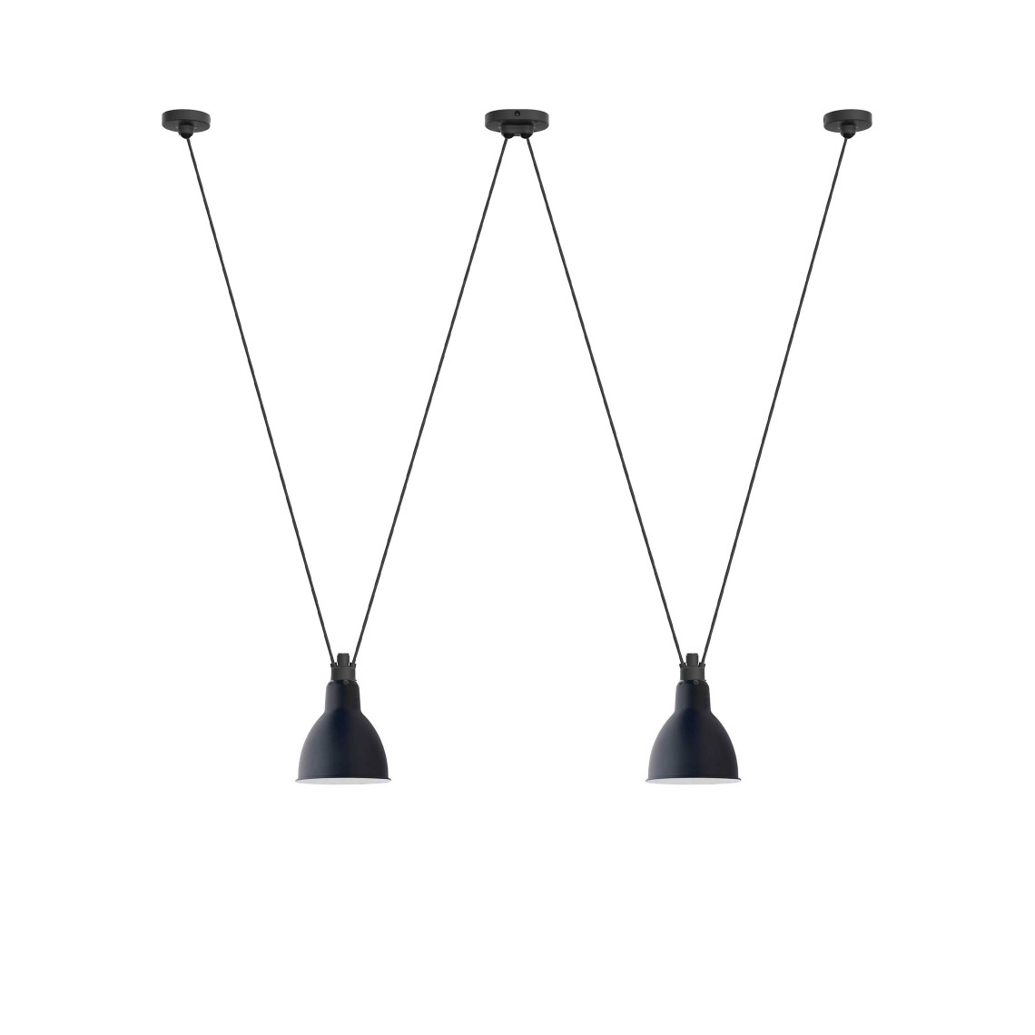 Les Acrobates de Gras No 324 - Round L Blue Les Acrobates de Gras No 324 - Round L Blue