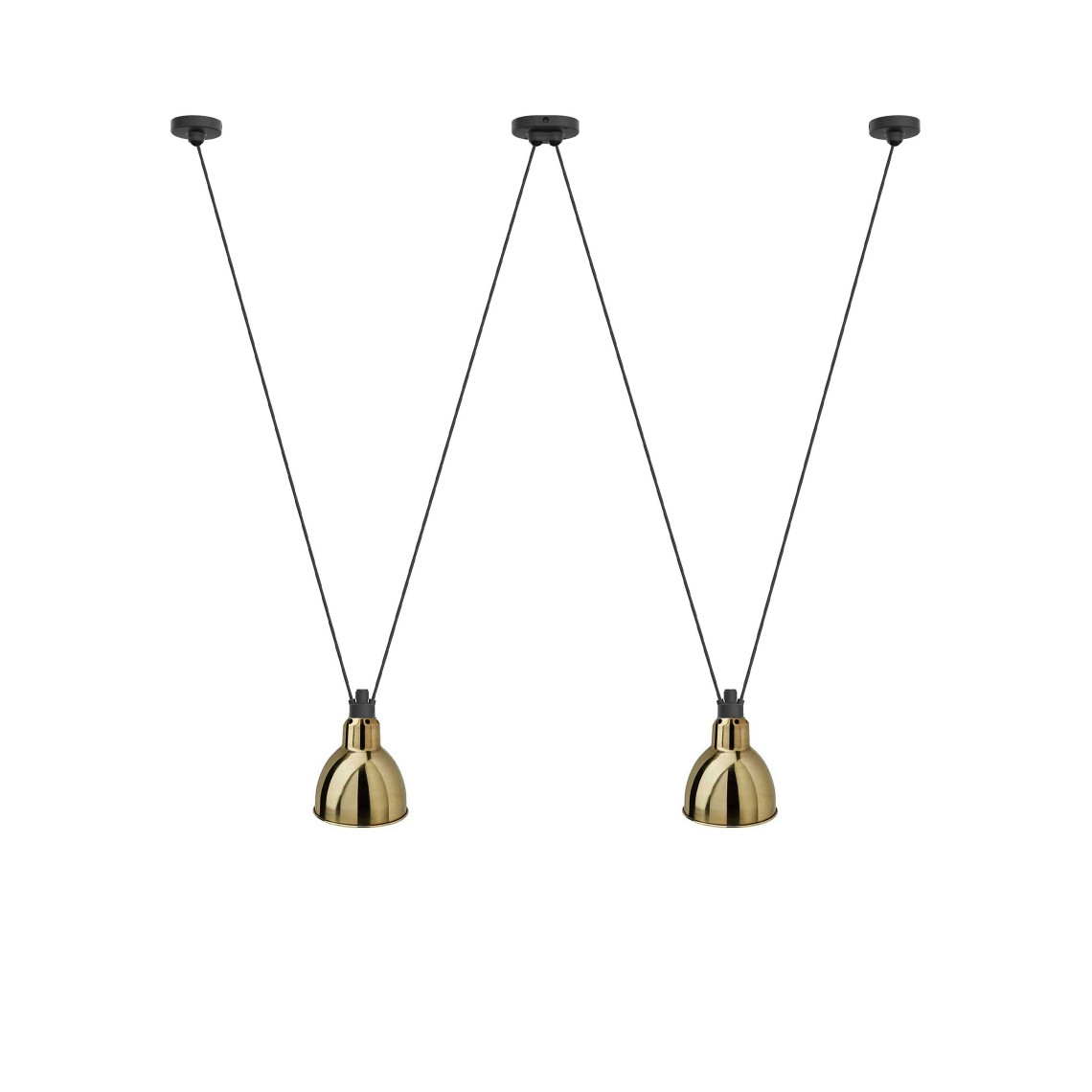 Les Acrobates de Gras No 324 - Round L Brass Les Acrobates de Gras No 324 - Round L Brass