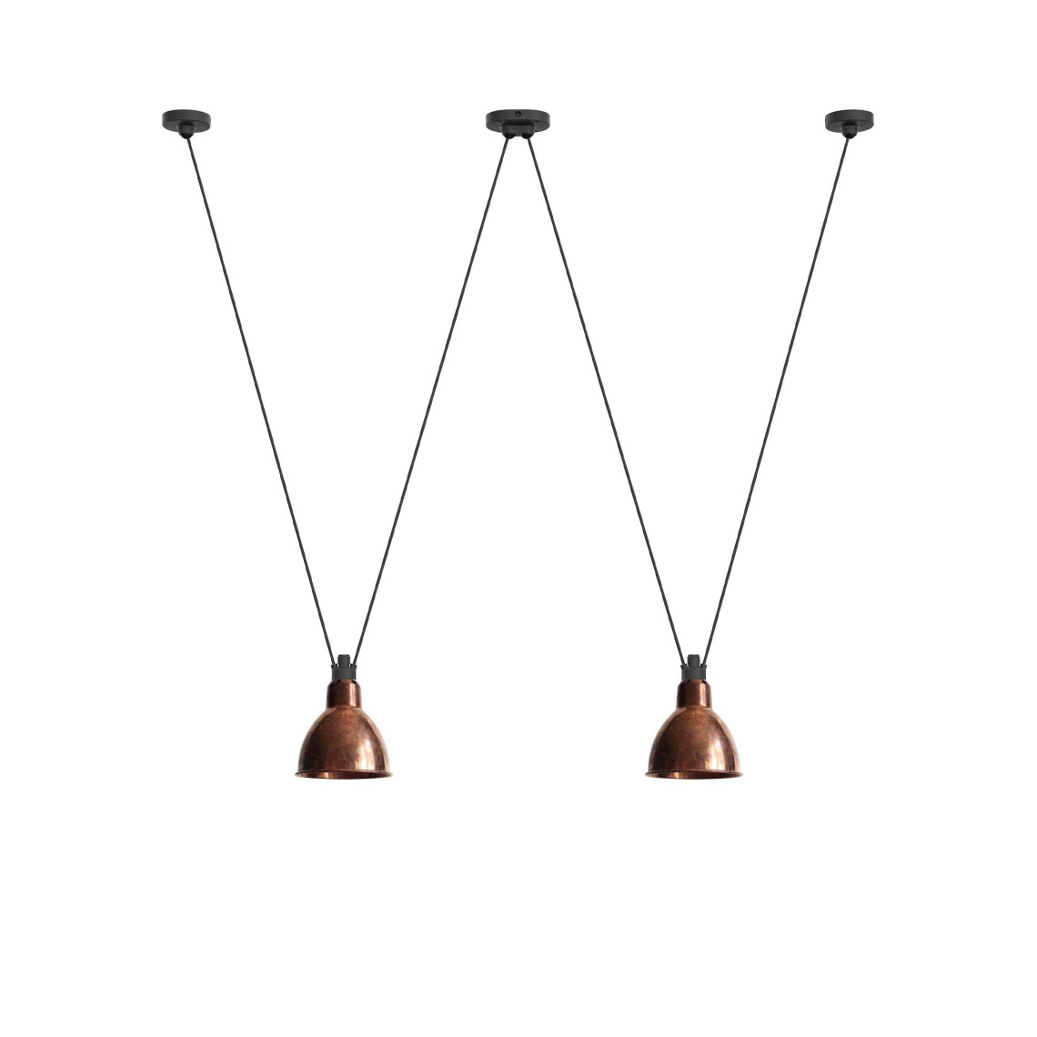 Les Acrobates de Gras No 324 - Round L Raw Copper Les Acrobates de Gras No 324 - Round L Raw Copper