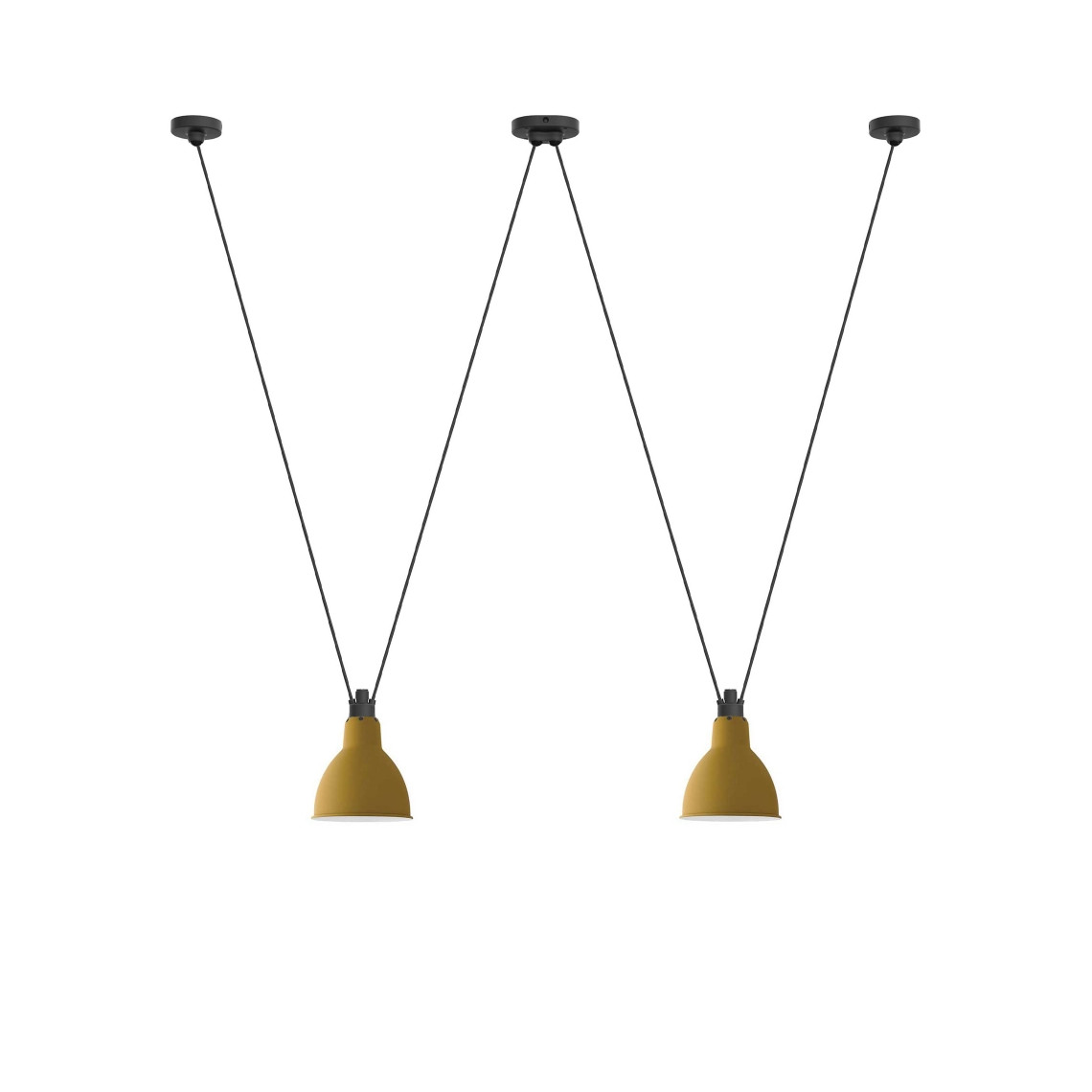 Les Acrobates de Gras No 324 - Round L Yellow Les Acrobates de Gras No 324 - Round L Yellow