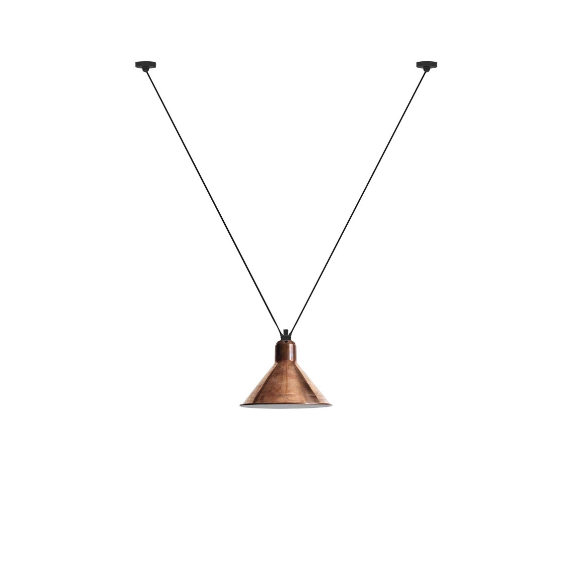 Les Acrobates de Gras No 323 - Conic XL Raw Copper / White Les Acrobates de Gras No 323 - Conic XL Raw Copper / White