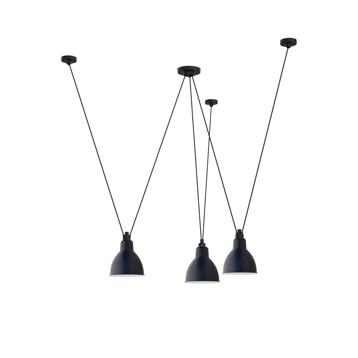 Les Acrobates de Gras No 325 - Round XL Blue Les Acrobates de Gras No 325 - Round XL Blue