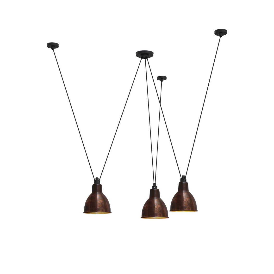 Les Acrobates de Gras No 325 - Round XL Raw Copper Les Acrobates de Gras No 325 - Round XL Raw Copper