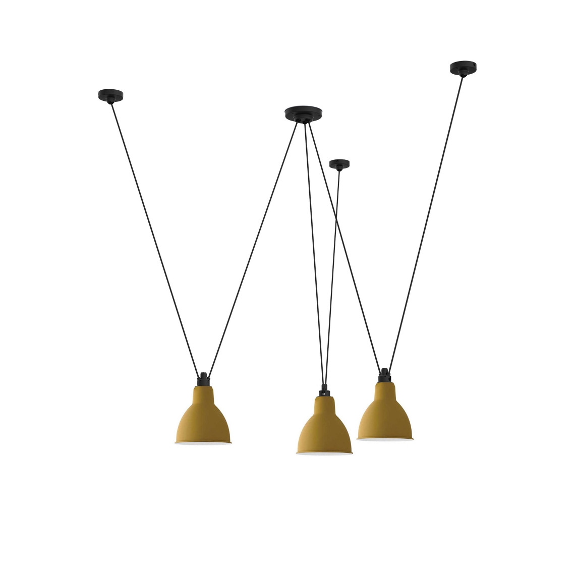 Les Acrobates de Gras No 325 - Round XL Yellow Les Acrobates de Gras No 325 - Round XL Yellow
