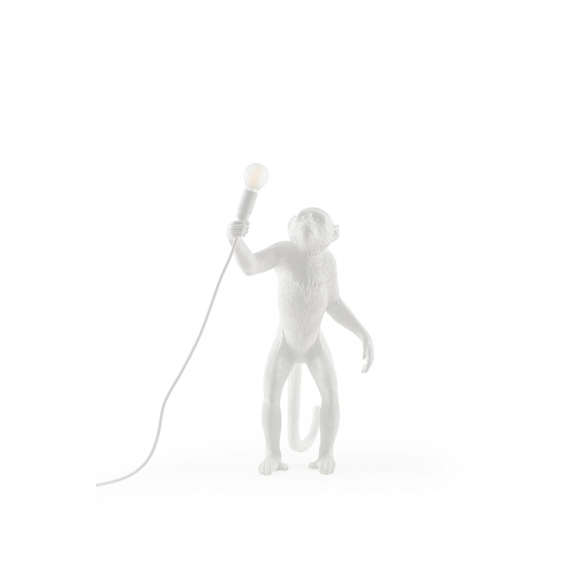 The Monkey Lamp Standing - Vit The Monkey Lamp Standing - Vit