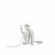 Monkey Lamp Sitting - Vit Monkey Lamp Sitting - Vit