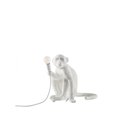 Monkey Lamp Sitting - Vit Monkey Lamp Sitting - Vit