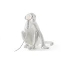 Monkey Lamp Sitting - Vit Monkey Lamp Sitting - Vit