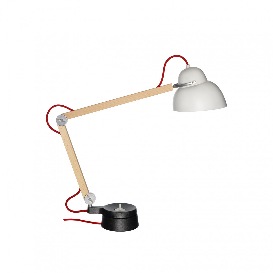 Studioilse w084 Lång Arm - Bordslampa Röd kabel Studioilse w084 Lång Arm - Bordslampa Röd kabel