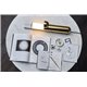 ISP - Bordslampa Svart Marmorbas ISP - Bordslampa Svart Marmorbas