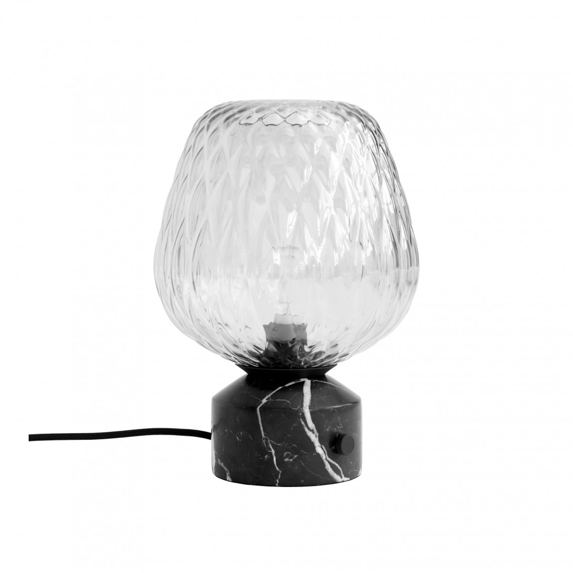 Blown SW6 - Nero Marquina - Silver Lustre Blown SW6 - Nero Marquina - Silver Lustre