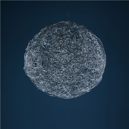 Fil de Fer - Pendellampa Naturlig aluminium