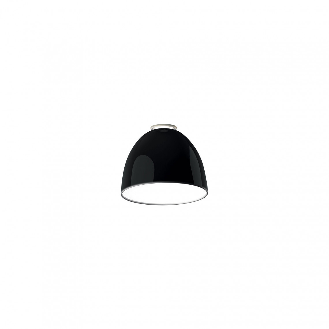 Nur Mini Gloss Taklampa Blank Svart Nur Mini Gloss Taklampa Blank Svart