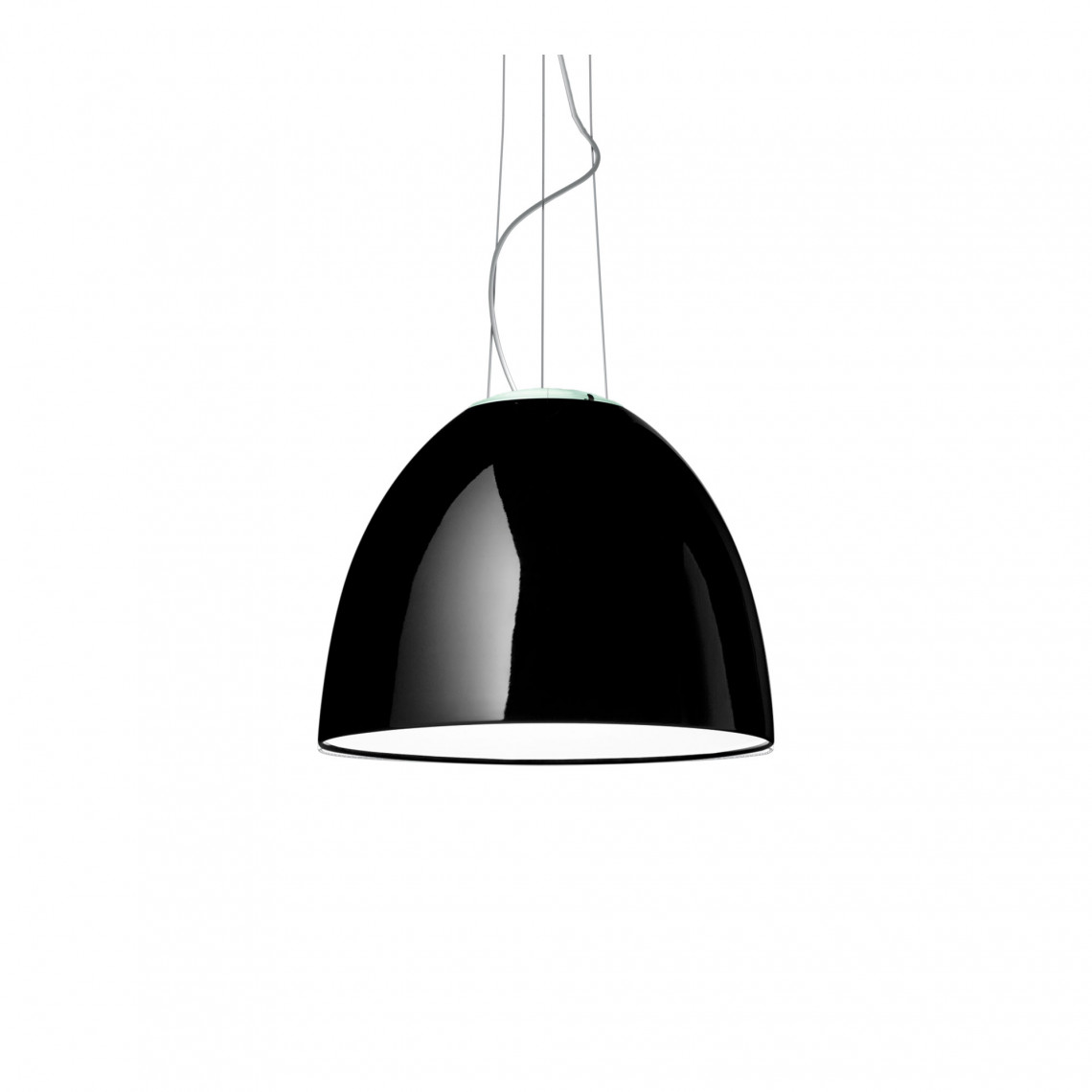 Nur Gloss Pendellampa Blank Svart Nur Gloss Pendellampa Blank Svart