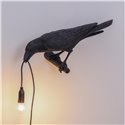 Bird Lamp Looking Left - Svart Bird Lamp Looking Left - Svart
