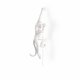 The Monkey Lamp Hanging Left - Vit The Monkey Lamp Hanging Left - Vit