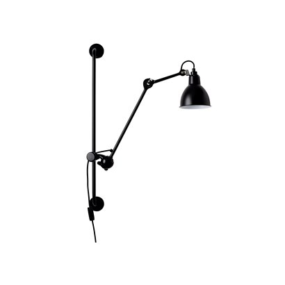 Lampe Gras No210 - Round Svart