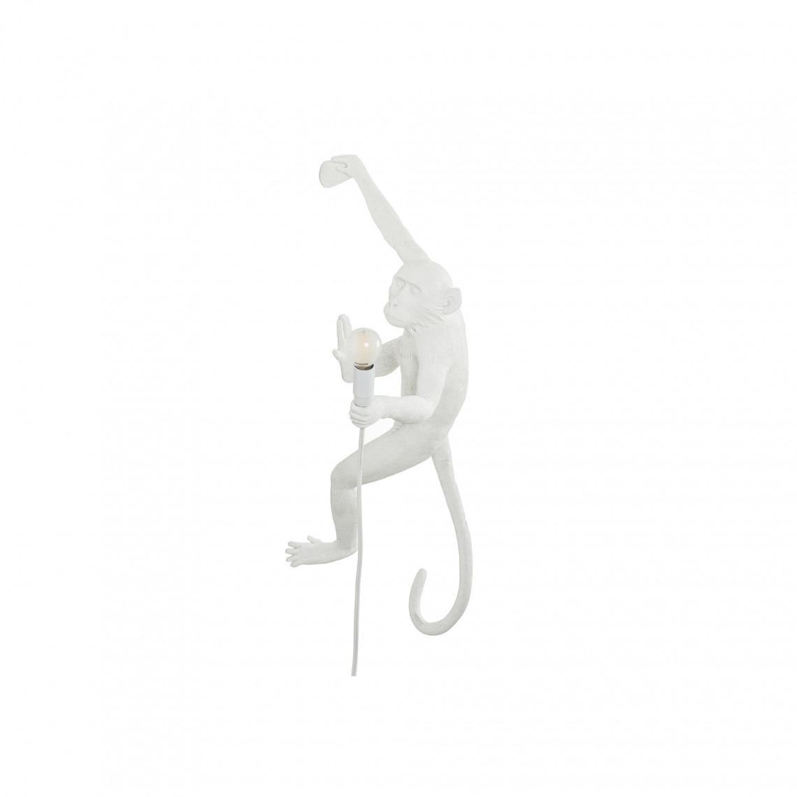Monkey Lamp Indoor Hangning Right Hand - Vit Monkey Lamp Indoor Hangning Right Hand - Vit