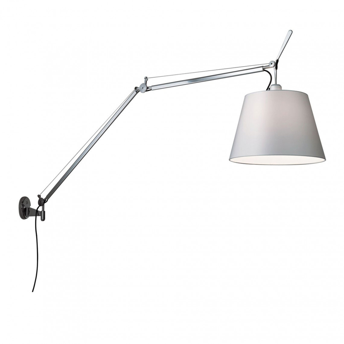 Tolomeo Mega Vägglampa Svart Tolomeo Mega Vägglampa Svart