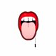 LED Neon Sign - Tongue LED Neon Sign - Tongue