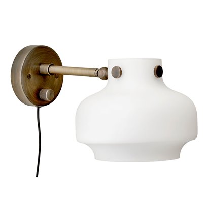 Copenhagen SC16 - Satinized Opal Glass - Bronze Brass