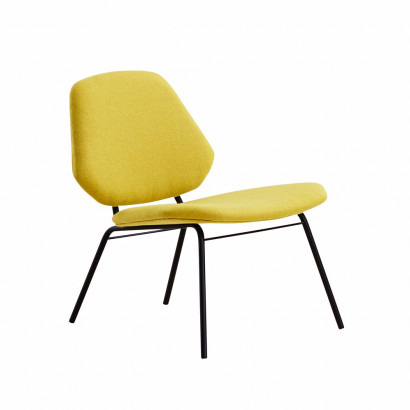 Lean Lounge fåtölj - mustard