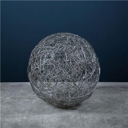Fil de Fer - Golvlampa Guldfärgad aluminium