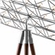 Space-Frame - Golvlampa Nickel, Brunbetsad ek Space-Frame - Golvlampa Nickel, Brunbetsad ek
