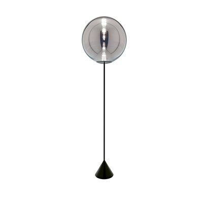 Globe Cone Floor Krom