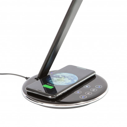 Skrivbordslampa QLITE™ med inbyggd QI-laddare
