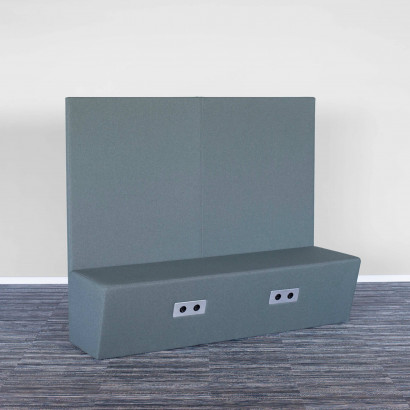 Ljudabsorberande möbel - The Hut Sofa med två eldosor