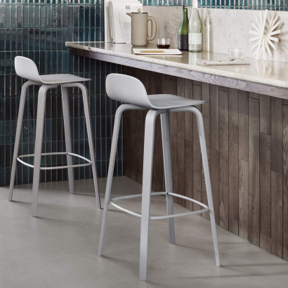 Barstol Visu - 75 cm, Svart